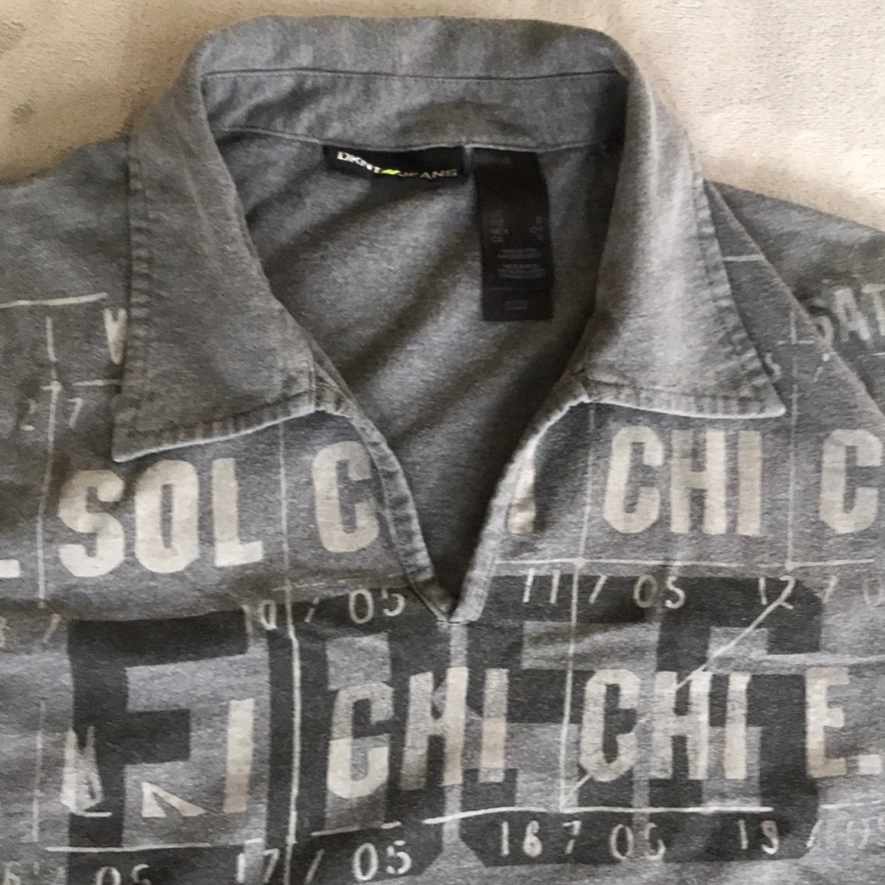 Dkny jeans grey polo shirt